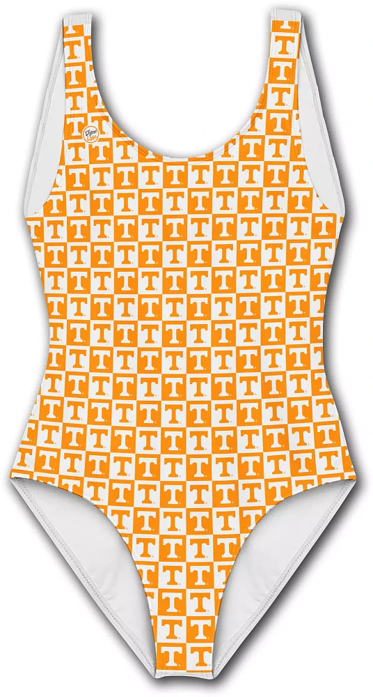 Dyme Lyfe Women's Tennessee Volunteers Tennessee Orange Logo Block Swimsuit