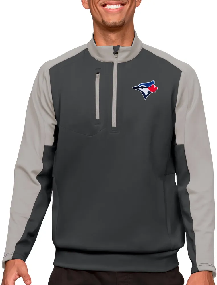 Antigua Toronto Blue Jays Carbon Team Pullover