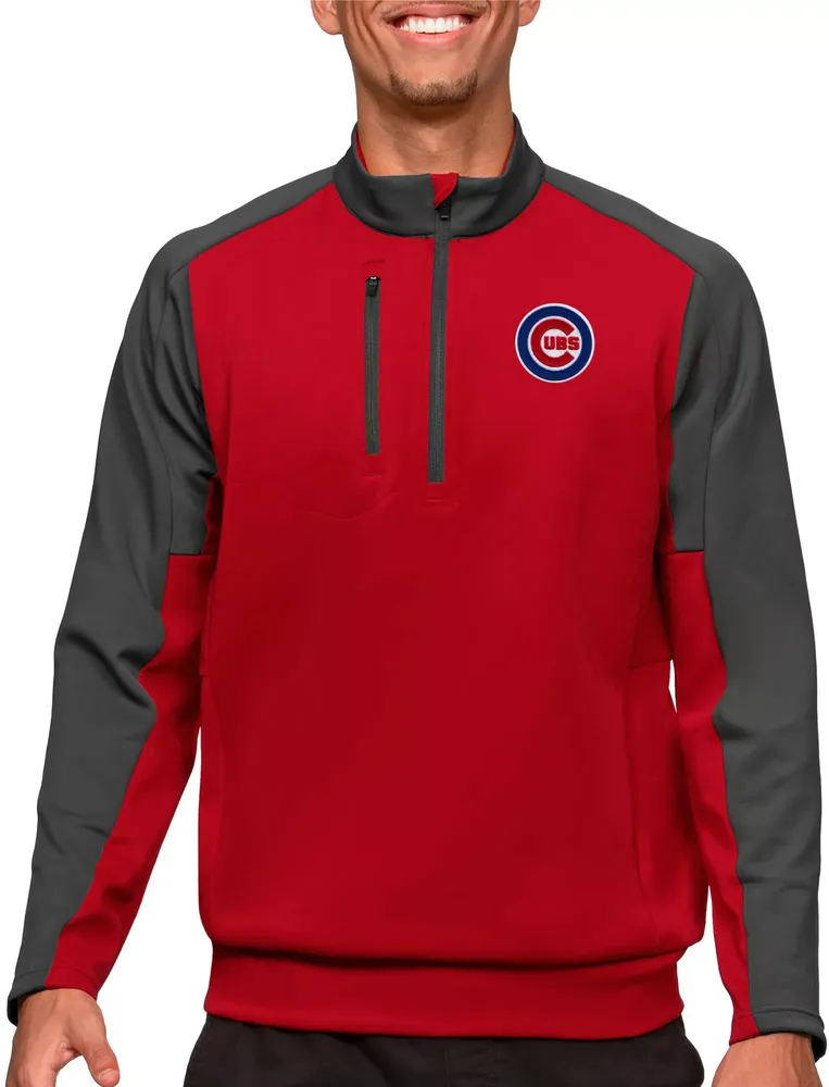 Antigua Chicago Cubs Dark Red Team Pullover