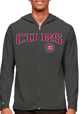 Antigua Men's Chicago Cubs Legacy Full Zip Hoodie