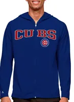 Antigua Men's Chicago Cubs Royal Legacy Full Zip Hoodie