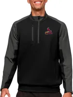 Antigua St. Louis Cardinals Black Team Pullover