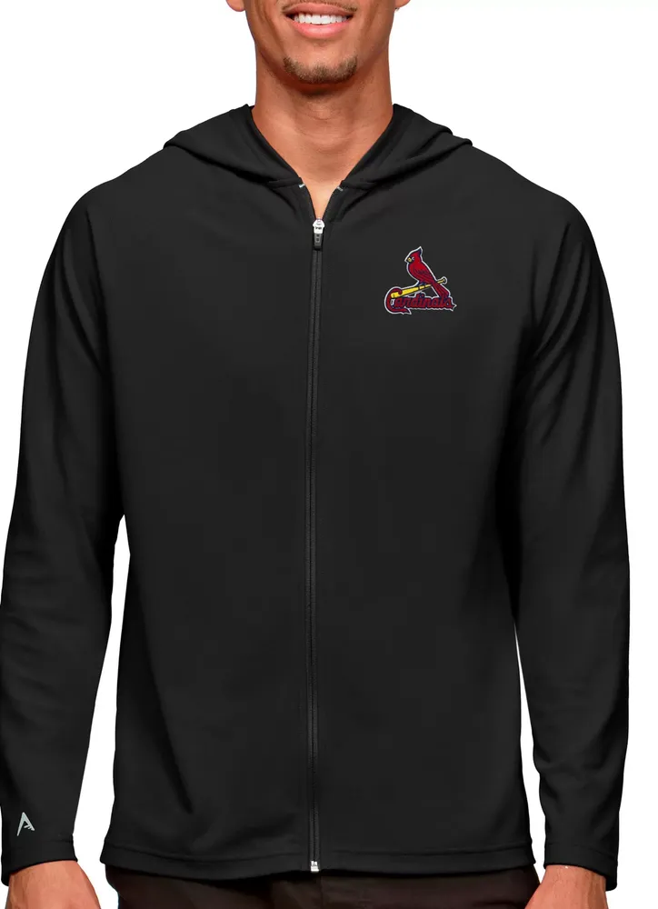 Antigua Men's St. Louis Cardinals Legacy Full Zip Hoodie