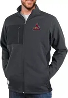 Antigua Men's St. Louis Cardinals Charcoal Course Jacket