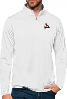 Antigua Women's St. Louis Cardinals Tribute 1/ Zip Pullover