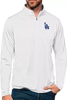 Antigua Women's Los Angeles Dodgers Tribute 1/ Zip Pullover