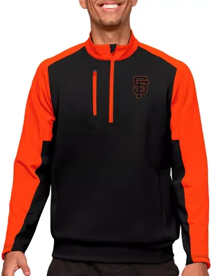 Antigua San Francisco Giants Black Team Pullover