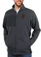 Antigua Men's San Francisco Giants Charcoal Course Jacket