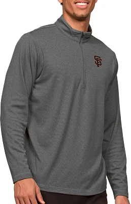 Antigua Men's San Francisco Giants Charcoal Epic Pullover