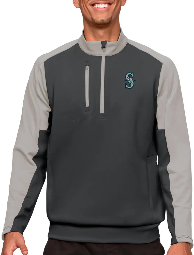 Antigua Seattle Mariners Carbon Team Pullover