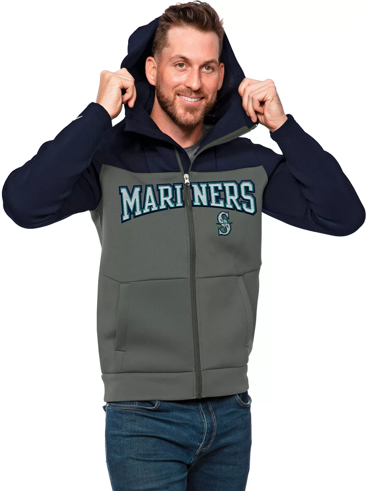 Antigua Men's Seattle Mariners Navy Protect Jacket