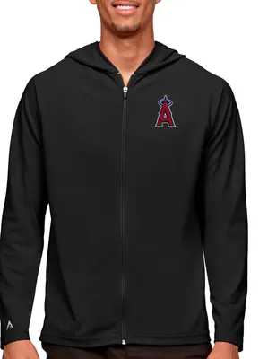 Antigua Men's Los Angeles Angels Legacy Full Zip Hoodie