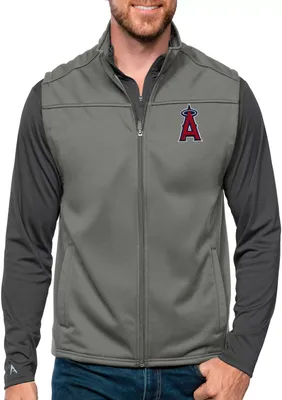 Antigua Men's Los Angeles Angels Steel Links Golf Vest