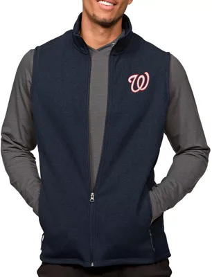 Antigua Men's Washington Nationals Navy Course Vest