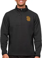 Antigua Men's San Diego Padres 1/4 Zip Course Pullover