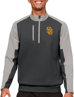 Antigua San Diego Padres Carbon Team Pullover