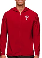 Antigua Men's Philadelphia Phillies Legacy Full Zip Hoodie