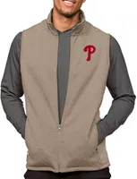 Antigua Men's Philadelphia Phillies Oatmeal Course Vest