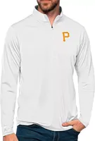 Antigua Women's Pittsburgh Pirates Tribute 1/ Zip Pullover