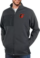 Antigua Men's Baltimore Orioles Charcoal Course Jacket