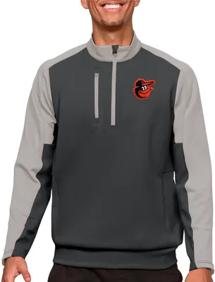 Antigua Baltimore Orioles Carbon Team Pullover