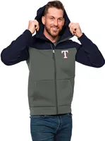 Antigua Men's Texas Rangers Navy Protect Jacket