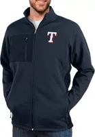 Antigua Men's Texas Rangers Navy Course Jacket