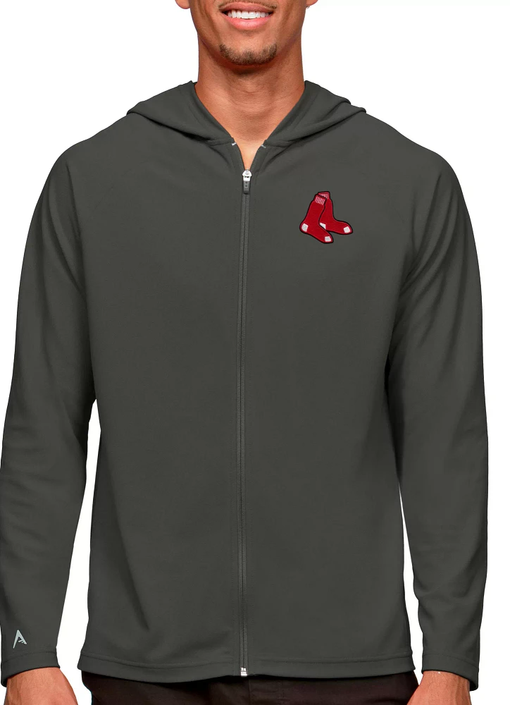 Antigua Men's Boston Red Sox Legacy Full Zip Hoodie