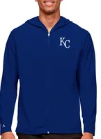 Antigua Men's Kansas City Royals Royal Legacy Full Zip Hoodie