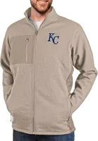 Antigua Men's Kansas City Royals Oatmeal Course Jacket