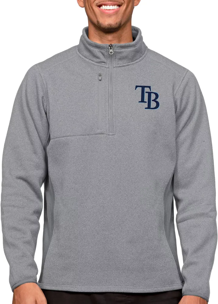 Antigua Men's Tampa Bay Rays 1/4 Zip Course Pullover