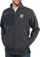 Antigua Men's Houston Astros Charcoal Course Jacket