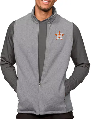 Antigua Men's Houston Astros Gray Course Vest