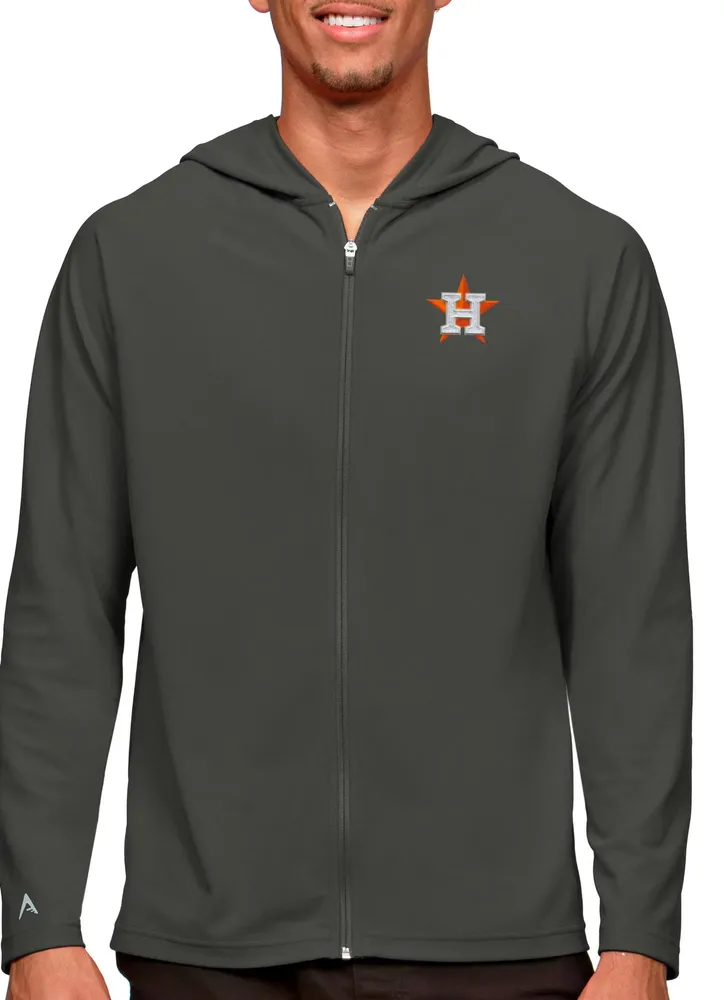 Antigua Men's Houston Astros Legacy Full Zip Hoodie