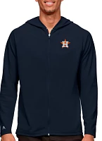 Antigua Men's Houston Astros Navy Legacy Full Zip Hoodie