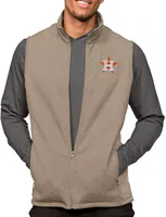 Antigua Men's Houston Astros Oatmeal Course Vest