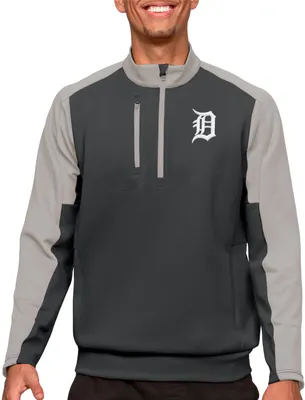 Antigua Detroit Tigers Carbon Team Pullover