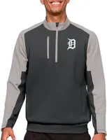 Antigua Detroit Tigers Carbon Team Pullover