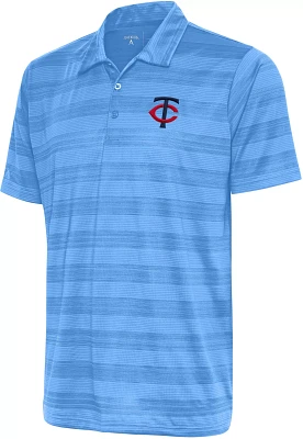 Antigua Men's Minnesota Twins Blue Compass Polo