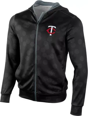 Antigua Men's Minnesota Twins Black Phantom Full Zip Jacket