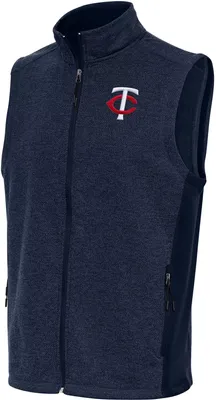 Antigua Men's Minnesota Twins Navy Course Vest