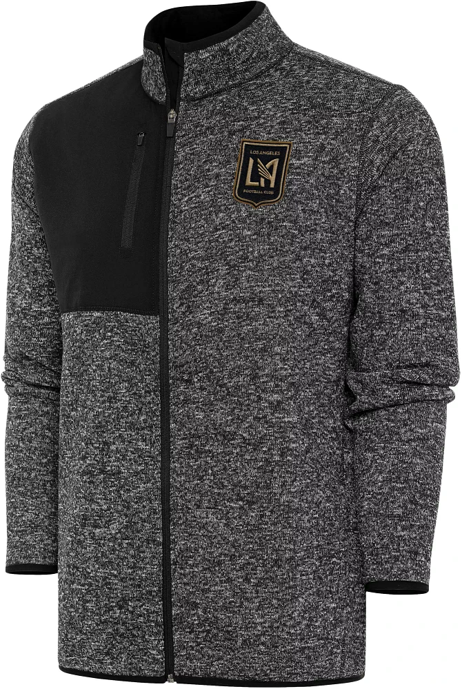 Antigua Adult Los Angeles FC 2023 Fortune Black Full-Zip Jacket