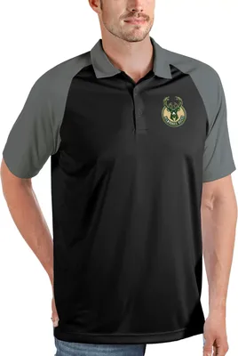 Antigua Men's Milwaukee Bucks Nova Polo