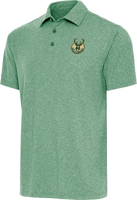 Antigua Men's Milwaukee Bucks Par 3 Polo