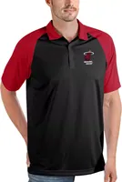 Antigua Men's Miami Heat Nova Polo