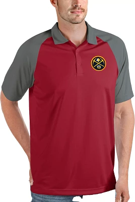 Antigua Men's Denver Nuggets Nova Polo