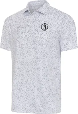 Antigua Men's Brooklyn Nets Motion Polo