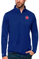 Antigua Men's Detroit Pistons Tribute Royal Pullover Sweater