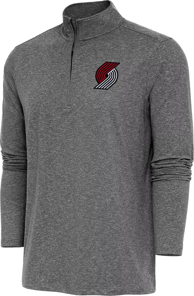 Antigua Men's Portland Trail Blazers Hunk 1/4 Zip Pullover