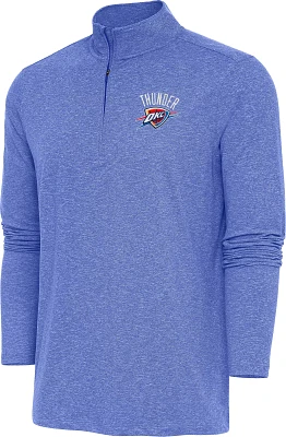 Antigua Men's Oklahoma City Thunder Hunk 1/4 Zip Pullover